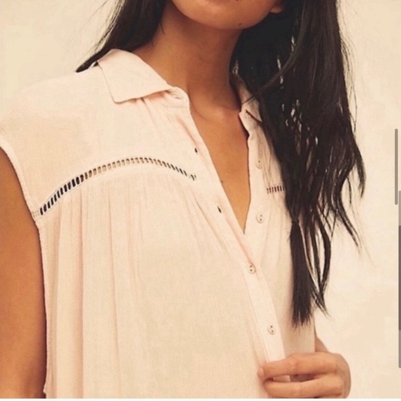 Free People Pretty Cozy Maxi Smock Dress Ecru maxi - Picture 8 of 16